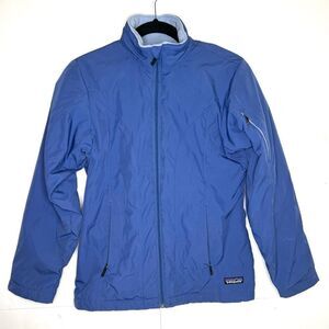 Vtg PATAGONIA Blue Fleece Winter Outdoor Jacket XS